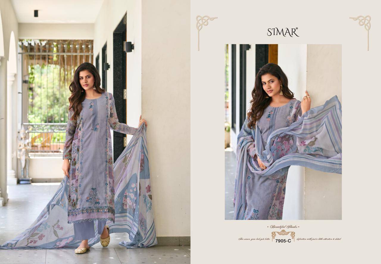 Sohina By Glossy 7905A to 7905D Series Beautiful Pakistani Suits Colorful Stylish Fancy pure mal Dresses At Wholesale Price